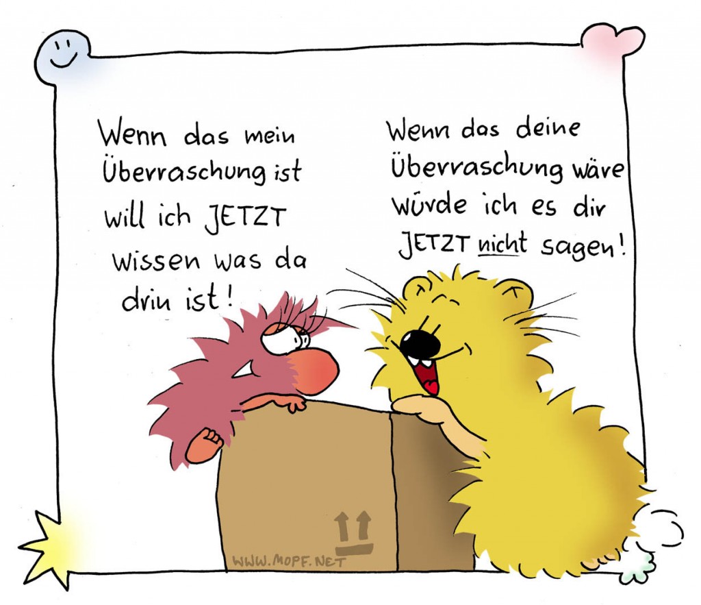 Überraschung Mopfder Blog