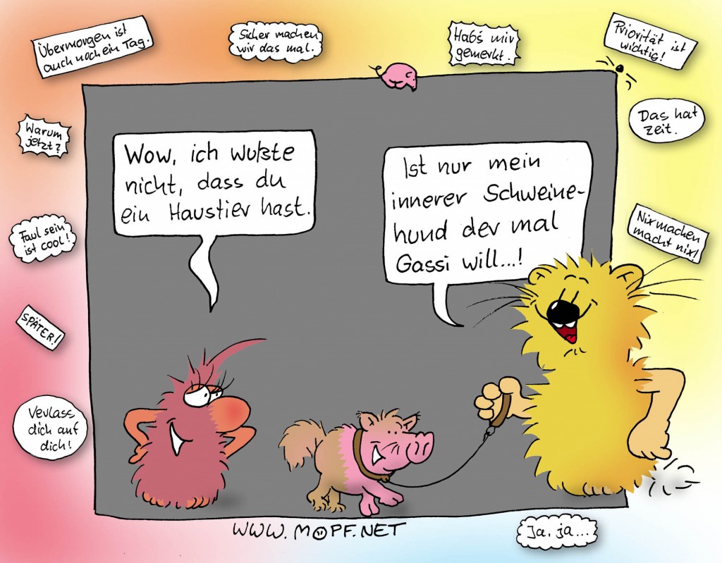 Innerer Schweinehund Mopfder Blog